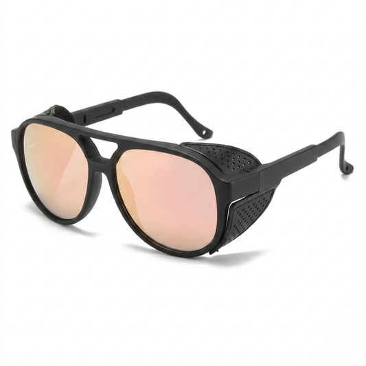 Wind-Resistant Motorcycle Eyewear with UV400 Shield