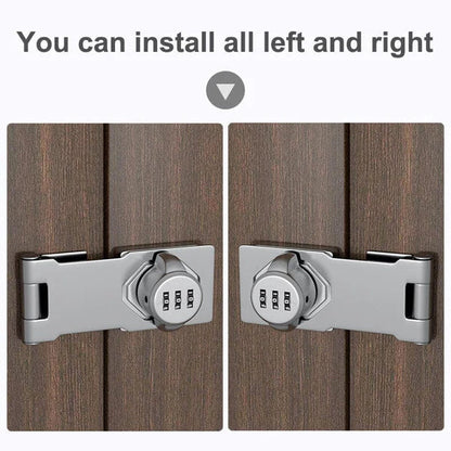 Keyless Security Lock with 1,000 Custom Codes and Sleek Dials