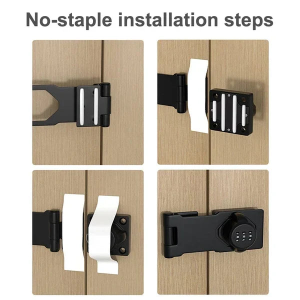 Keyless Security Lock with 1,000 Custom Codes and Sleek Dials