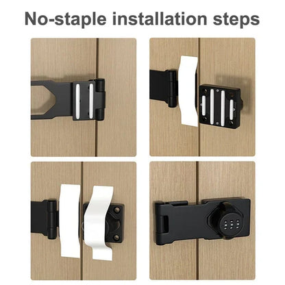 Keyless Security Lock with 1,000 Custom Codes and Sleek Dials