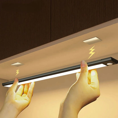 Motion Sensor Slim Light with Magnetic Base and Adjustable Color Settings