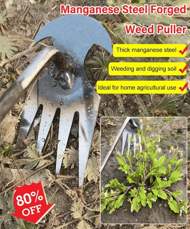 Ergonomic Weeding Tool with Comfortable Grip and Precision Claw