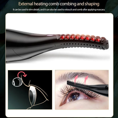 QuickCurl Pro: Rechargeable Heated Eyelash Curler with 3 Settings