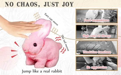 Voice-Activated Plush Rabbit with Interactive Features