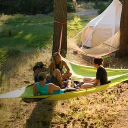 Tri-Anchor Hammock for Ultimate Comfort in Any Terrain