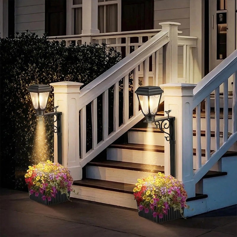 Garden Solar Light with Flower Pot Insert