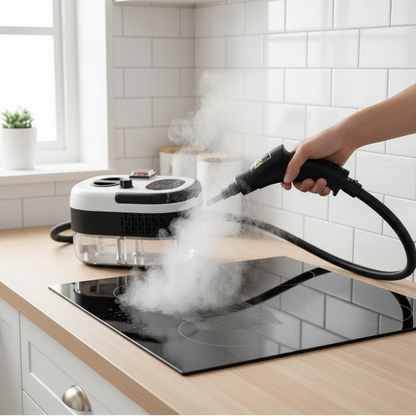 Portable Steam Cleaning Device with Accessories