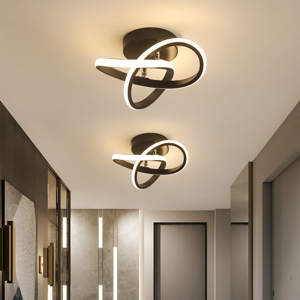 Geometric Ceiling Light with LED – Contemporary Design