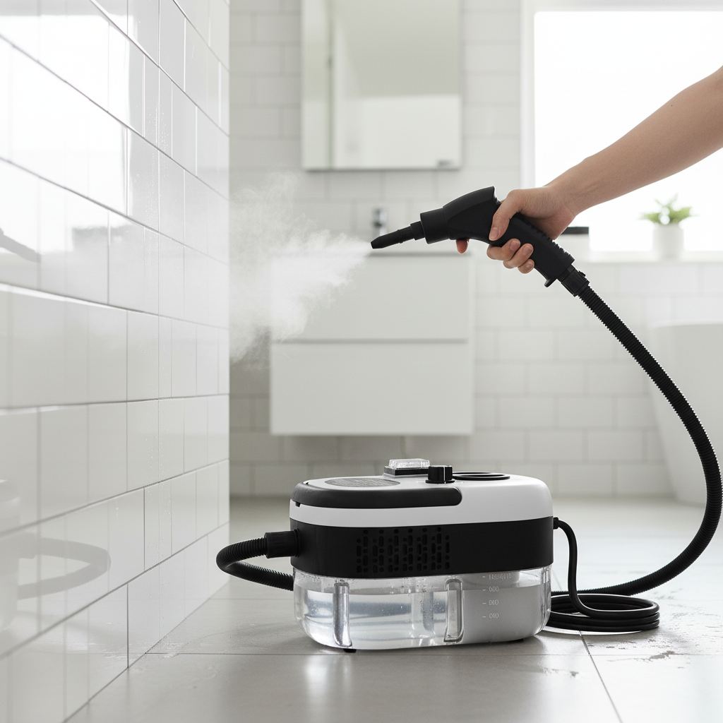 Portable Steam Cleaning Device with Accessories