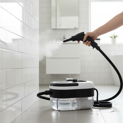Portable Steam Cleaning Device with Accessories