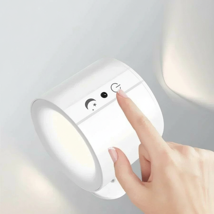 Remote-Controlled LED Wall Light with Magnetic Attachment