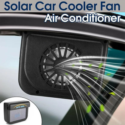 Eco-Friendly Car Window Air Circulator with Solar Power
