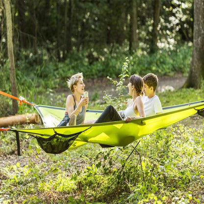 Tri-Anchor Hammock for Ultimate Comfort in Any Terrain