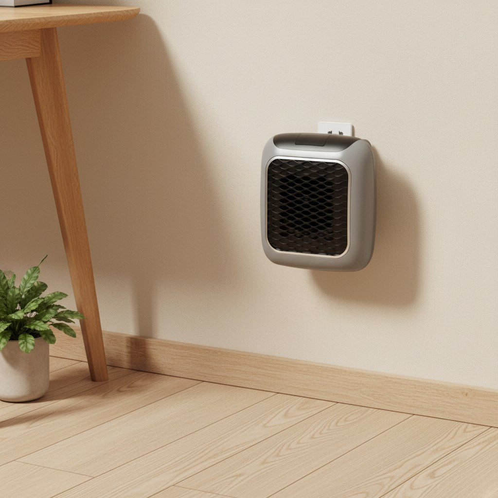 Wall-Mounted Heater - Portable Electric Plug-In Unit