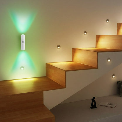 Motion Sensor RGB Wall Light with Magnetic Design