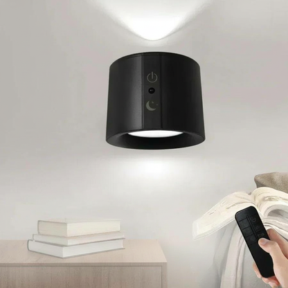 Remote-Controlled LED Wall Light with Magnetic Attachment