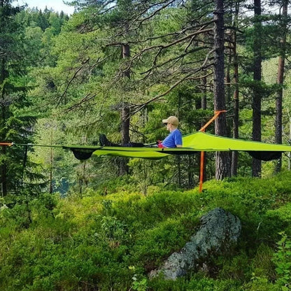 Tri-Anchor Hammock for Ultimate Comfort in Any Terrain