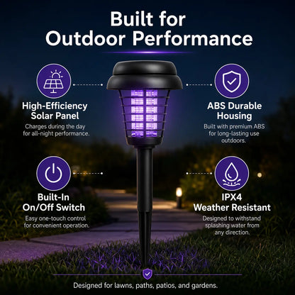 Eco-Friendly Insect Zapper & Pathway Light with Smart Sensor