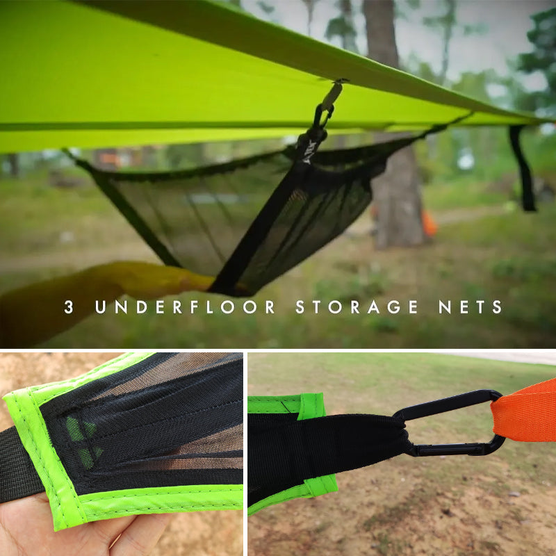 Tri-Anchor Hammock for Ultimate Comfort in Any Terrain