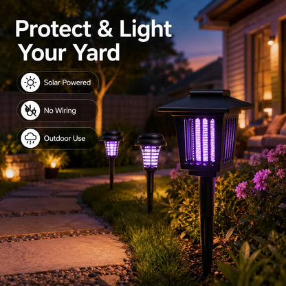 Eco-Friendly Insect Zapper & Pathway Light with Smart Sensor
