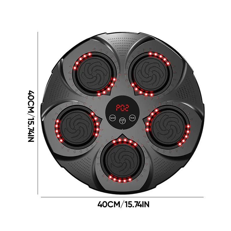 Bluetooth Punching Trainer with Adjustable Speed, Wall-Mounted Music Box