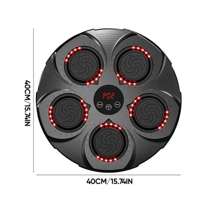 Bluetooth Punching Trainer with Adjustable Speed, Wall-Mounted Music Box