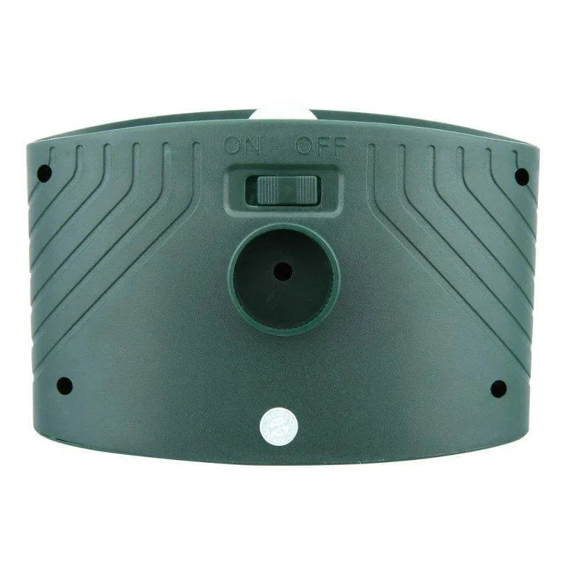 4-Pack Motion Sensor Ultrasonic Animal Deterrent with Solar Power and Flashing Light