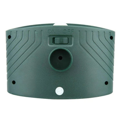 4-Pack Motion Sensor Ultrasonic Animal Deterrent with Solar Power and Flashing Light