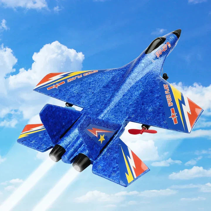 High-Flying RC Aircraft with Soft Impact Nose and Sturdy Frame