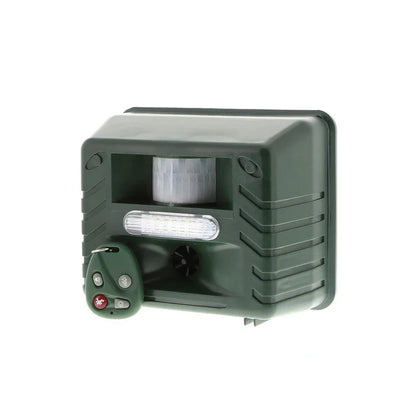 Outdoor Ultrasonic Bird Deterrent with Flashing Lights – 15 to 20kHz for Woodpeckers