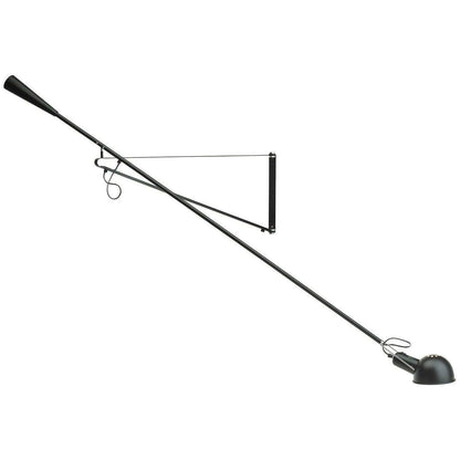 Versatile Wall-Mounted Lamp with Flexible Arm and Weight Balance