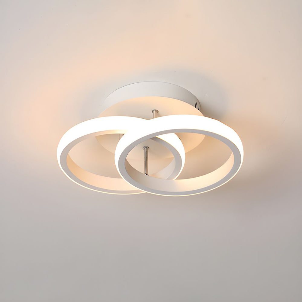 Geometric Ceiling Light with LED – Contemporary Design