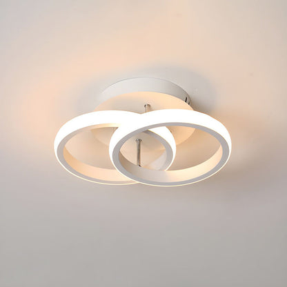 Geometric Ceiling Light with LED – Contemporary Design