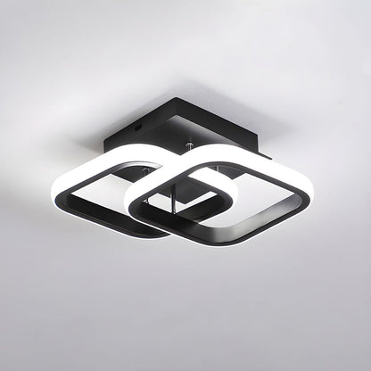Geometric Ceiling Light with LED – Contemporary Design