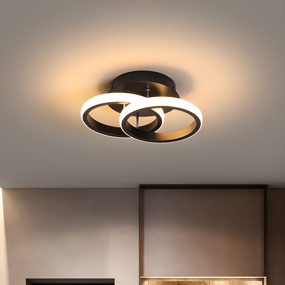 Geometric Ceiling Light with LED – Contemporary Design