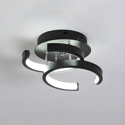 Geometric Ceiling Light with LED – Contemporary Design
