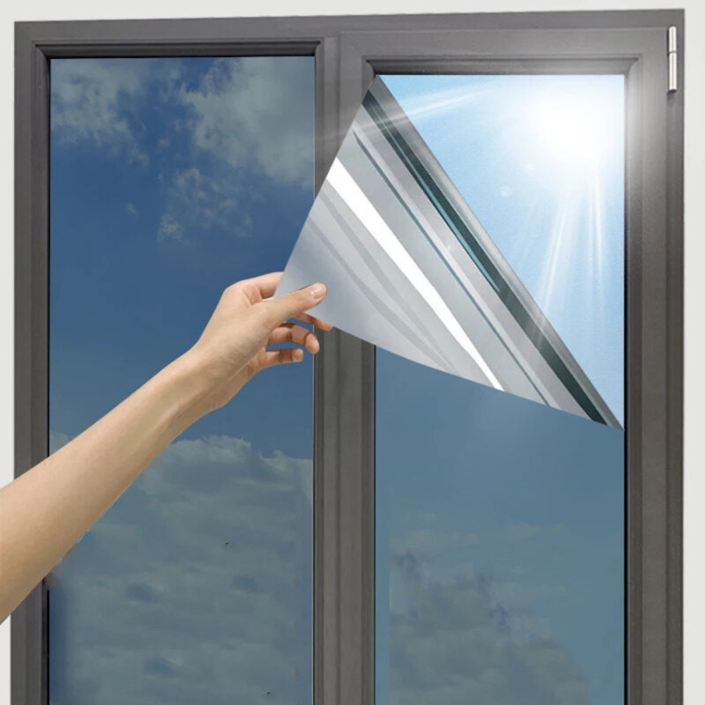 Heat-Blocking Window Film with Easy Static Cling, 15.7x39.4in
