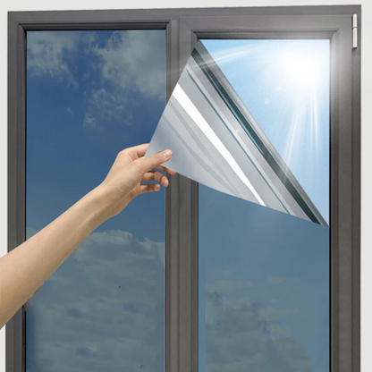 Heat-Blocking Window Film with Easy Static Cling, 15.7x39.4in