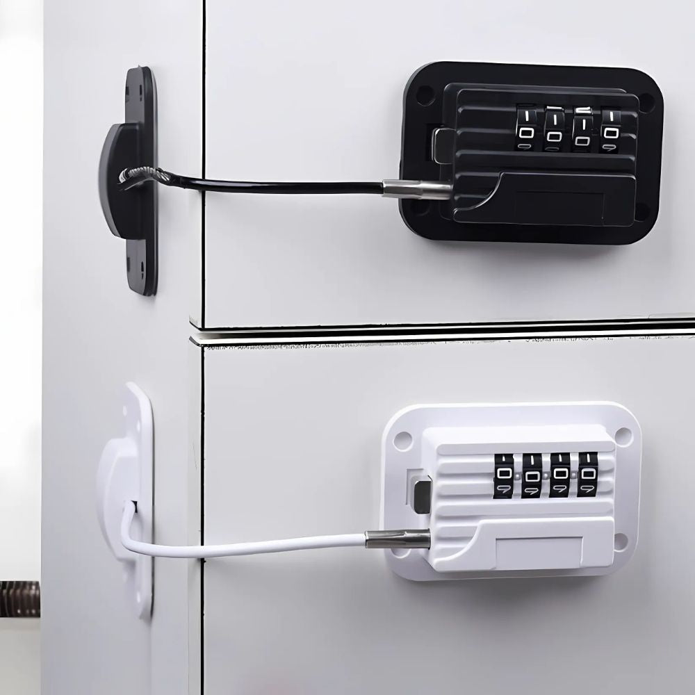 Adjustable Strap Refrigerator Lock with Personalized Password Security