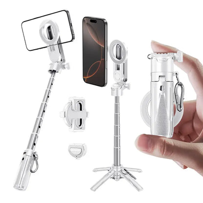 Versatile Selfie Stick with Wireless Remote and Tripod Stand