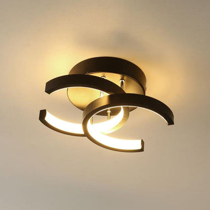 Geometric Ceiling Light with LED – Contemporary Design