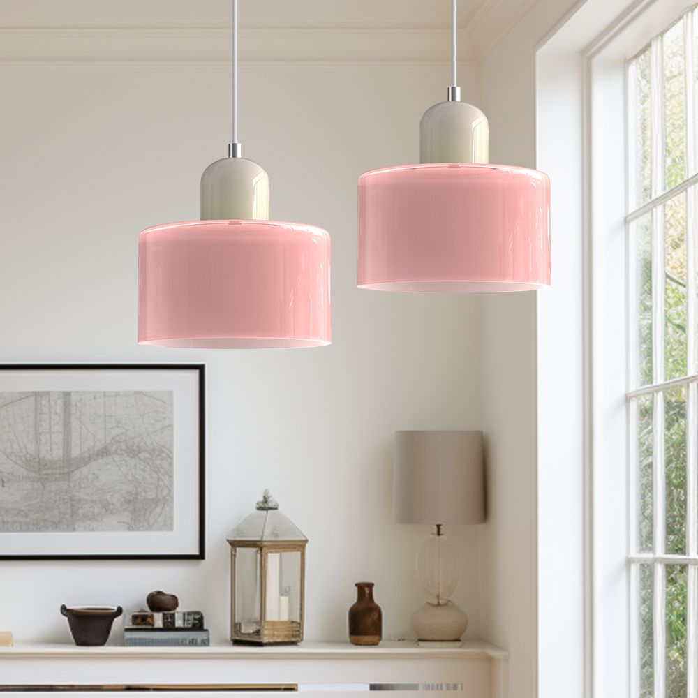 Cylindrical Pendant Light in Nordic Design