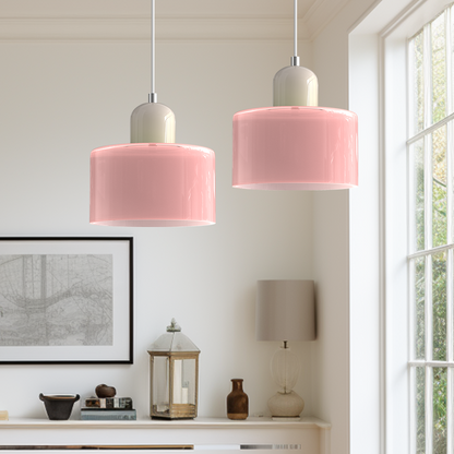 Cylindrical Pendant Light in Nordic Design