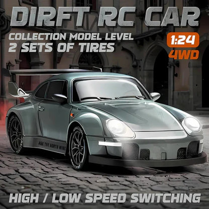 All-Terrain Drift Racer with Customizable Tires & LED Lights