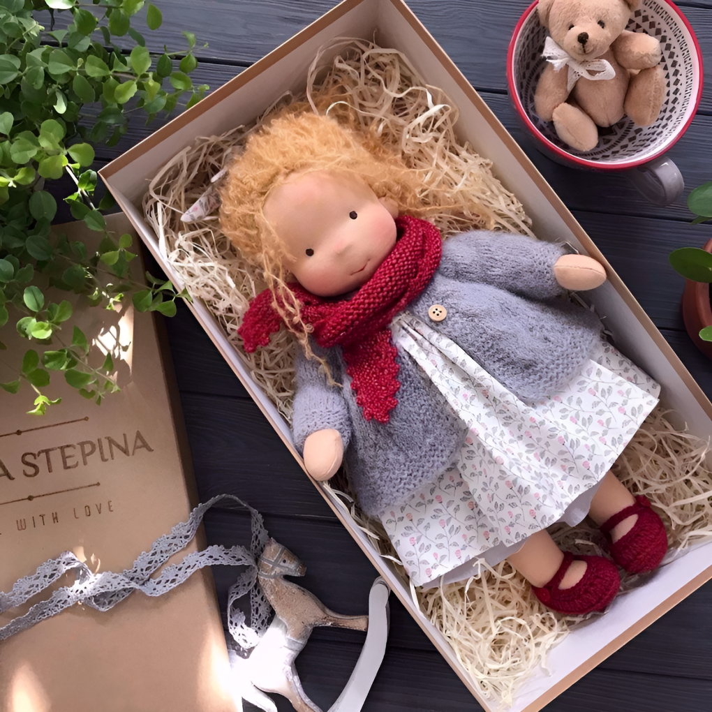 Cherished Companion Doll with Soft Cotton and Wool Fill