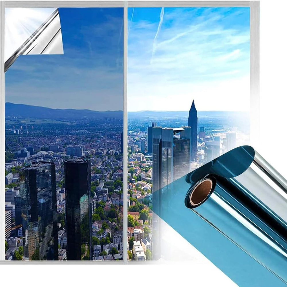 Heat-Blocking Window Film with Easy Static Cling, 15.7x39.4in