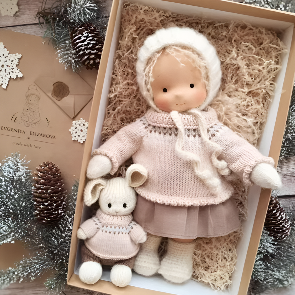 Cherished Companion Doll with Soft Cotton and Wool Fill