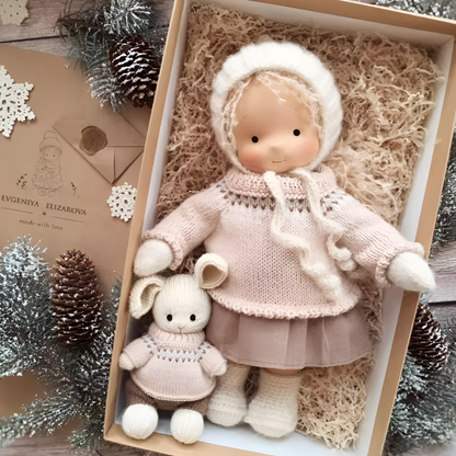 Cherished Companion Doll with Soft Cotton and Wool Fill
