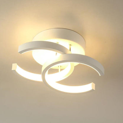 Geometric Ceiling Light with LED – Contemporary Design
