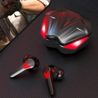 Bluetooth Earbuds for Gaming with Microphone, Low Latency, Type-C Case